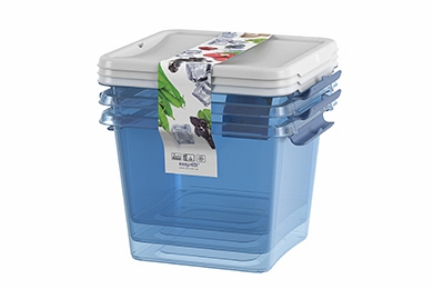 Frischhaltebox-Set "Monaco" 1,5 L,  himmelblau